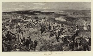 在Aldershot操纵的步兵机动